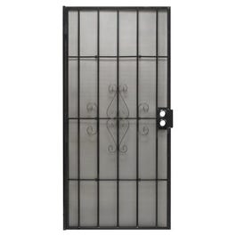 Regal Series Security Door, Black Steel, 34.5 x 81.5-In.