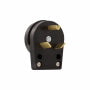 Eaton Cooper Wiring Arrow Hart Extra Heavy-duty Angled Plug 30A, 125V Black (Black, 125V)