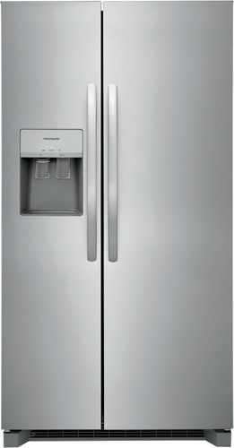 Frigidaire 25.6 Cu. Ft. 36 Standard Depth Side by Side Refrigerator Stainless Steel (25.6 Cu. Ft. 36, Stainless Steel)