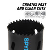 Spyderco 600107CF 5 Bi-Metal Hole Saw Rapid Core Eject™