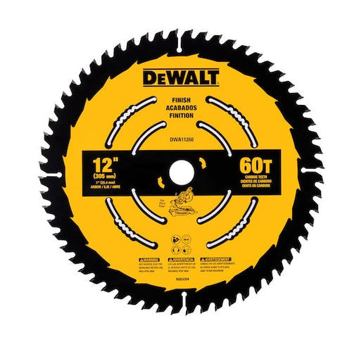 DeWalt 12 in Finish Saw Blade (60 Tooth)