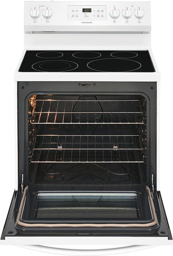 Frigidaire 30 in. 5.3 cu. ft. Electric Range with Self-Cleaning Oven in White