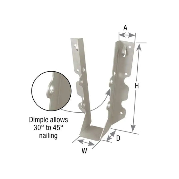 Mitek Slant Nail Face Mount Joist Hanger Oceana Wv Tomblin Hardware