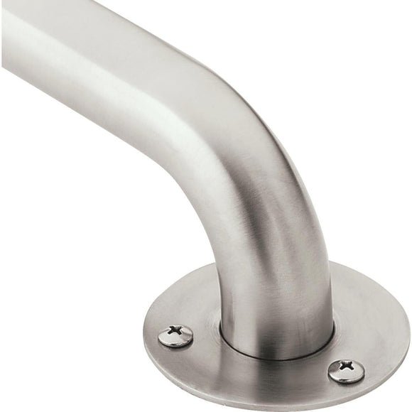 Moen Home Care 24 In. x 1-1/2 In. Exposed Screw Grab Bar, Stainless Steel