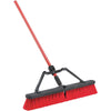 Libman 24 In. W. x 64 In. L. Steel Handle Multi-Surface Heavy-Duty Medium Sweep Push Broom