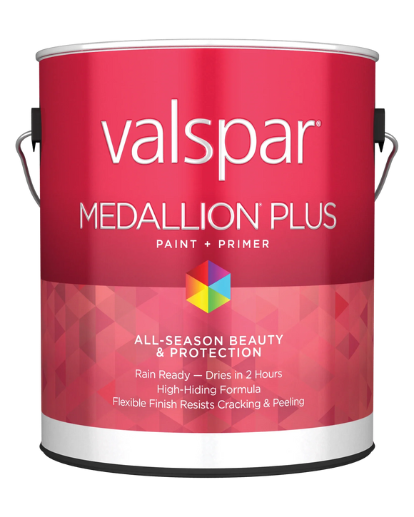 Valspar® Medallion® Plus Exterior Paint + Primer Satin 1 Quart Tint Base