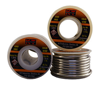 K-T Industries Lead Free Solder 1/8 Dia 1/2 Lb