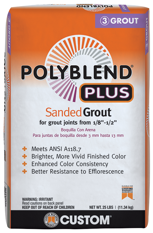 Custom Building Products Polyblend®Plus Sanded Grout